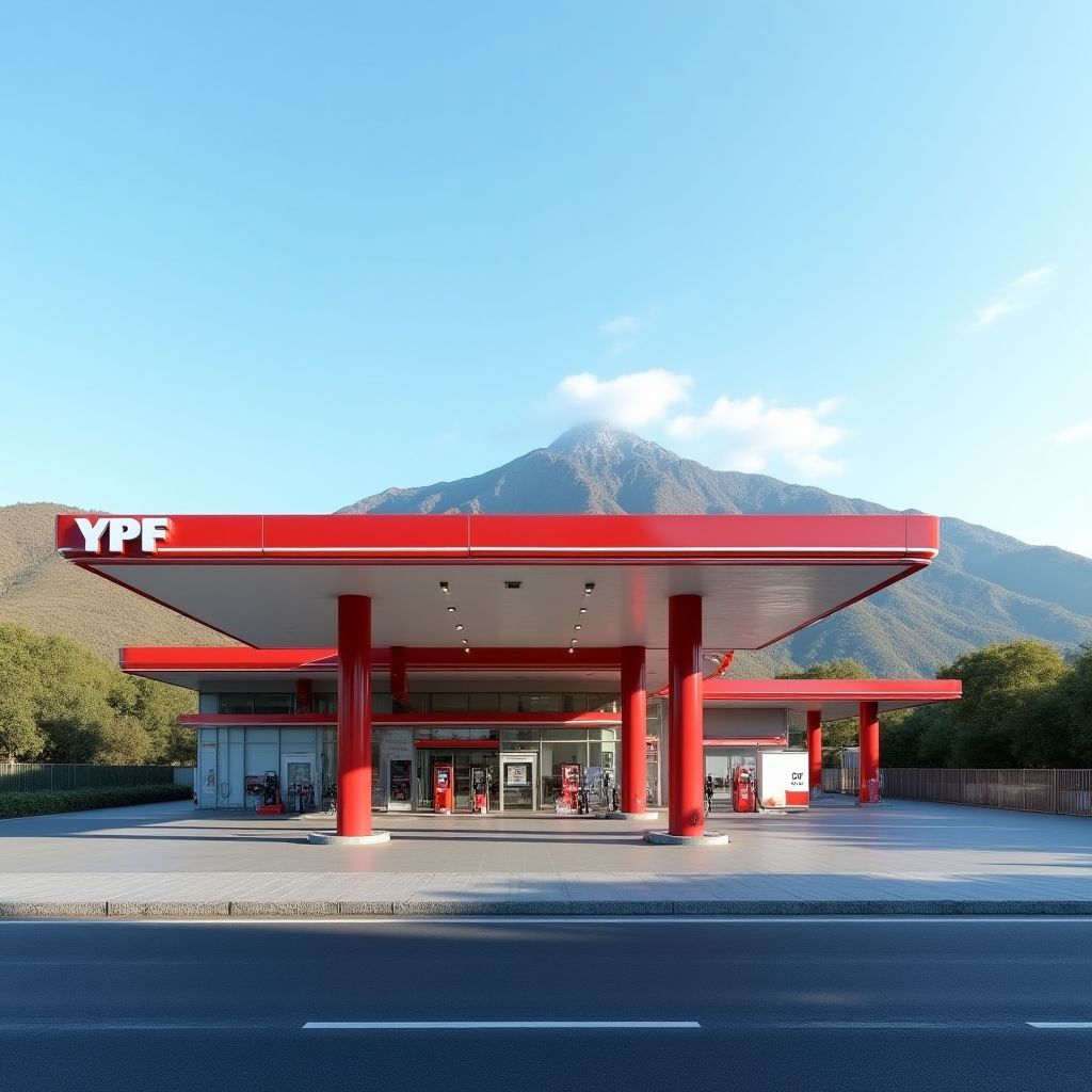 Estación YPF en Córdoba